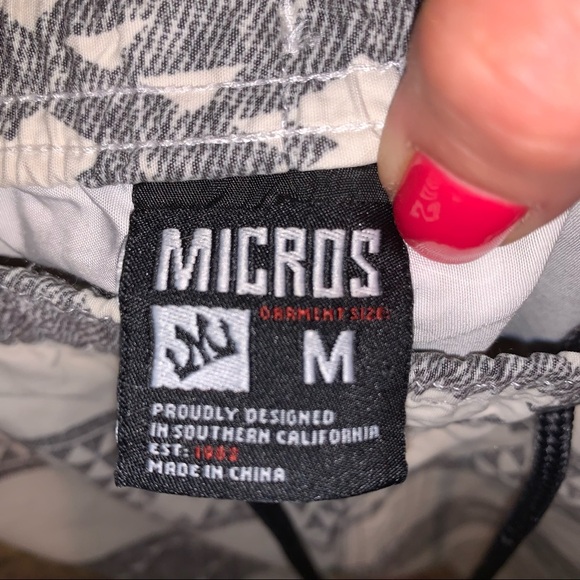 Micros Tropical Paradise Swim Trunks size medium - Picture 2 of 3